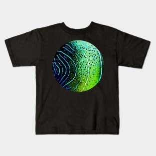 Abstract Fish Skin Kids T-Shirt